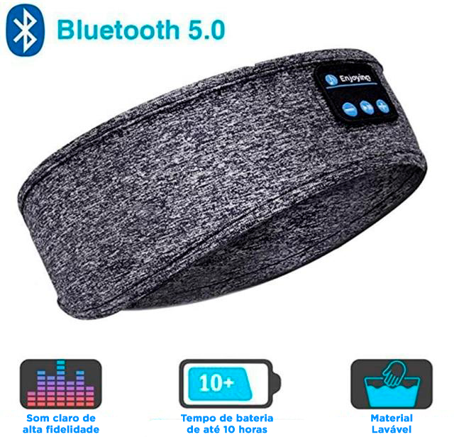 Fones de ouvido Bluetooth Com Bloqueio de Luz e Ruídos | SleepTech